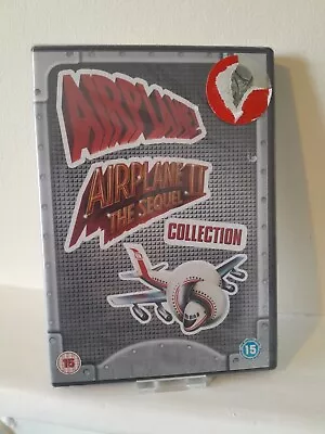 AIRPLANE  PART 1 AND 2 DVD DOUBLE PACK MOVIE FILM COLLECTION Original UK Release • £9.99