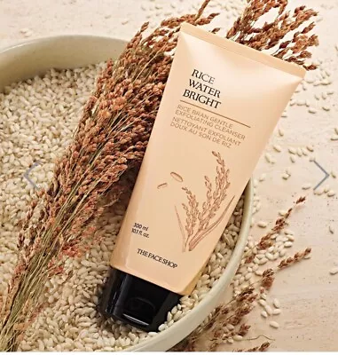 The FaceShop Rice Water Bright Gentle Exfoliating Facial Cleanser By Avon SEALED • $7.99