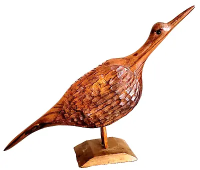 Jamaican Mid Century Modern Mahogny Wood Doctor Bird Sculpture 1970s MCM Bird • $21.50