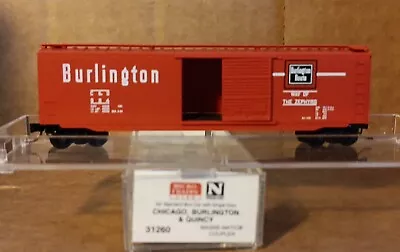 Micro-Trains #31260 Chicago Burlington And Quincy Boxcar N Scale • $13.78