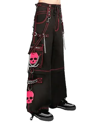 Northern Star Men's Gothic Pink Super Skull Goth Punk Rock Pants • $69.99