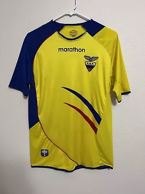 Ecuador Home Jersey/Kit (2006) - Marathon Men’s Medium Yellow • $36