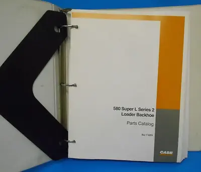 $75.99 • Buy CASE 580 SUPER L Series 2 II Two Backhoe Loader Spare Parts Manual Book List 