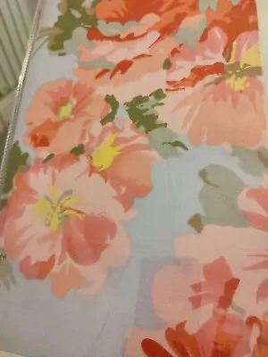 £45 • Buy Joules Super King Duvet Cover Hollyhock Floral Design Hydra Blue Stunning New 