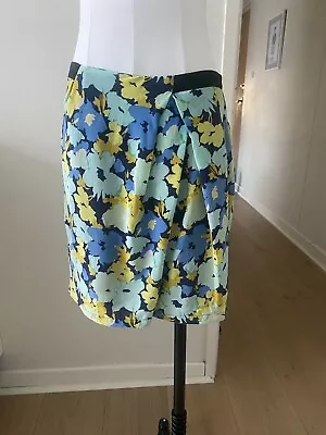 JCrew Floral Silk Skirt Size 4 • $50