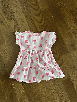 Marks & Spencer Baby Girls Cotton Dress 3-6 Months  • £5