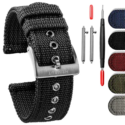 Nylon Watch Band For Men Quick Release Sturdy Breathable Replacement Strap • $11.99