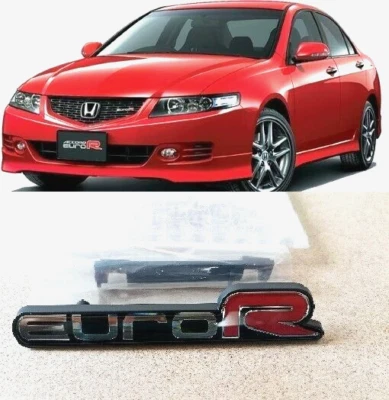 thumbnail interactive-video image 1 of Matte Black Mesh Front Bumper Grille – For 2003-2005 Honda Accord CL7 / Euro R / Acura TSX – Fiberglass 1 of 5