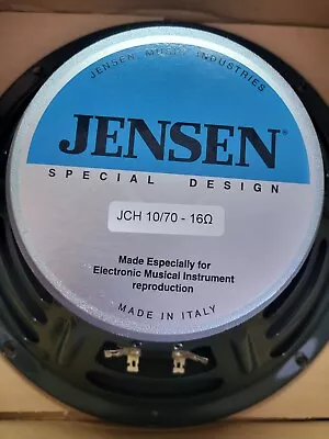 Jensen Chicago 10 Inch Guitar Speaker 16ohm. Used Once. Boxed. Spanking. • £20