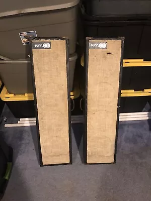 VINTAGE SUNN PA SPEAKER CABINET X2 60s 70s 2 Speakers • $199.99