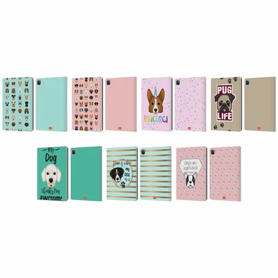 OFFICIAL EMOJI DOGS LEATHER BOOK WALLET CASE COVER FOR APPLE IPAD • £22.95