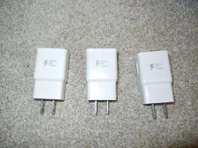 3 X  Samsung Adaptive Fast Charging Wall Chargers EXCELLENT!!! • $19.99