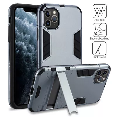 $22.79 • Buy For Apple IPhone 12 Pro Max 11 XR Cover Shockproof Hybrid Armor Case With Stand