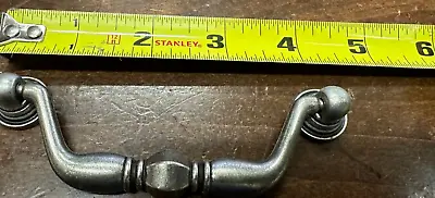 Qty 10 Hafele Antique Sterling Cabinet Handle Pull 4-1/2  Long Italy 120.18.925 • $40