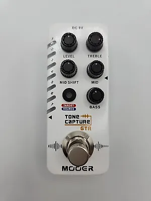 Mooer Tone Capture GTR EQ Modeling Guitar Effects Pedal W/ Patch Cables & Cloth • $50