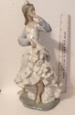 Look  Nao By Lladro Flamenco Dancer 14  Tall Porcelain Figurine Display • $100