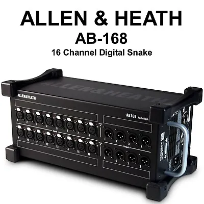 ALLEN & HEATH AB-168 16 Channel Rackmount CAT5 Digital Snake • $1449.99