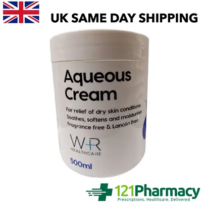 £7.49 • Buy Aqueous Cream 500g Dry Skin | Eczema | Dermatitis| Wash | Moisturise