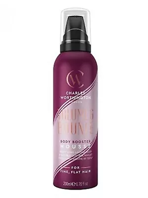 Charles Worthington Volume & Bounce Body Booster Mousse Travel 50ml Or Full Size • £10.95