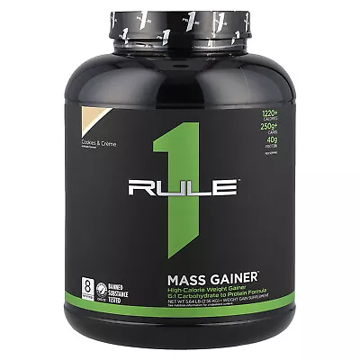 Mass Gainer Cookies & Creme 5.64 Lb (2.56 Kg) • $37.15