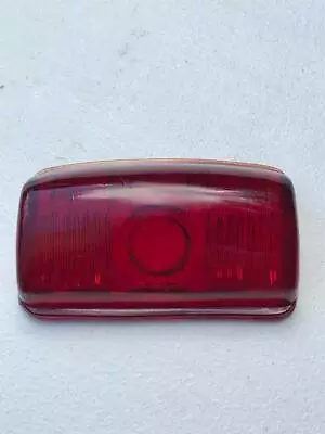 Vintage Red 4.25  Glass Linx Eye Car Light Lens OEM #373 • $5.99