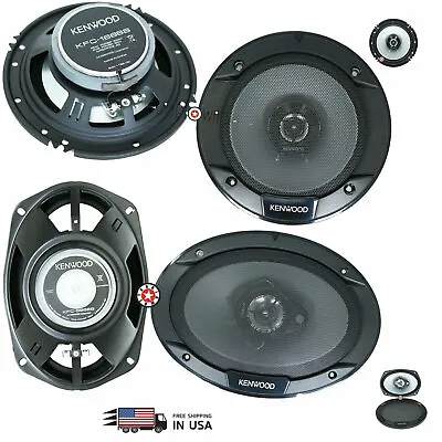 KENWOOD KFC-6966S 6 X 9  3-WAY SPEAKERS + 6.5  2-WAY CAR COAXIAL SPEAKERS 1400W • $84.99