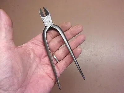 Early 6 1/2  Unbranded Side Nippers 3/4  Cutters With Issues Tack Shoe Shop Tool • $12.99