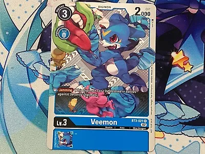 Veemon Alternate Art - BT3-021 - NM - Digimon TCG • $8