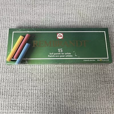 Talens Rembrandt 15 Extra Soft Pastels Vintage Box NEW SEALED • $30