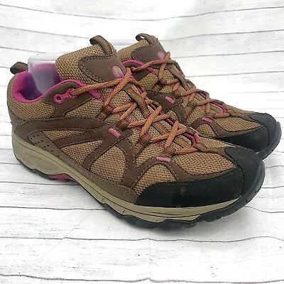 Merrell Calia Performance Womens Size 8.5 Hiking Running Shoes Otter Brown  • $39.97