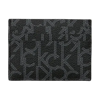 Calvin Klein Wallet - Calvin Klein Logo Card Holder Wallet - Black - BNWT • £34.95