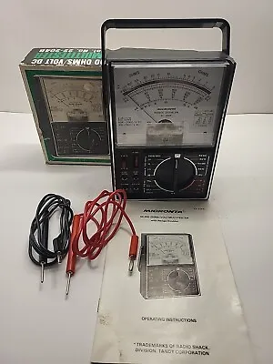 Multimeter Micronta Range Doubler 43 Ranges 22-204A 50000 Ohms / Volt DC • $22.08