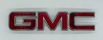 01 02 03 04 05 06 Gmc Yukon Sierra Oem Chrome Red Front Grille Grill Emblem Logo • $35.99