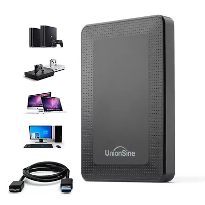 Expansion External Hard Drive Portable Office Backup Disk For Window 7/8/10/11 • £26.99
