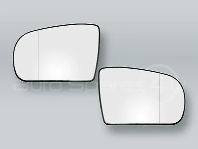 Heated Door Mirror Glass And Backing Plate PAIR Fits 2000-2002 MB E-class W210 • $46.90