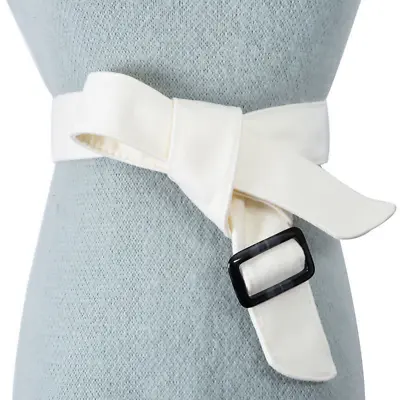 Women Unisex Overcoat Faux Wool Waist Belt Woolen Sash Tie Waistband With Buckle • $22.11