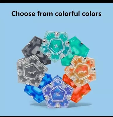 Magnetic Pentagon Fidget Stress Relief Building Block Spinner • $28.99