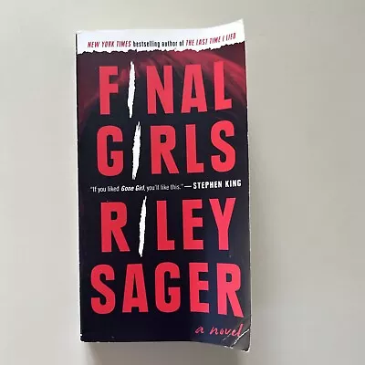 Final Girls : A Novel By Riley Sager (2019 US-Tall Rack Paperback) • $5.98