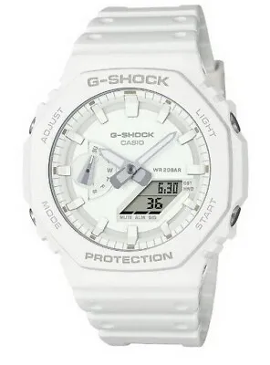 New Casio G-Shock GA2100-7A7 Analog Digital White Watch - Authorized Dealer • $93.15