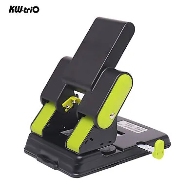 2-Hole Paper Punch Handheld Metal Hole Puncher Adjustable Hole H7S1 • $46.53