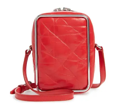 $740.52 • Buy Alexander Wang Halo Red Leather Crossbody Bag 13113