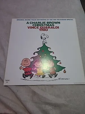 Vince Guaraldi Trio ‎–A Charlie Brown Christmas VG LP Album Fantasy 8431 Reissue • $20
