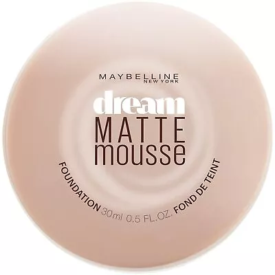 Maybelline New York Dream Matte Mousse Foundation Creamy Natural 0.64 Oz. • $13.38