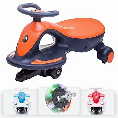 £59 • Buy 6V Electric Wiggle Swing Ride Along Toy Push Along Ride On