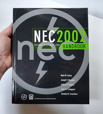 New NEC National Electric Code 2002 Handbook Large Hardcover 9th Edition NFPA • $24