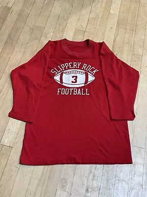 Vintage 50s 60s Slippery Rock University Pennsylvania Durene Jersey Size Small • $100