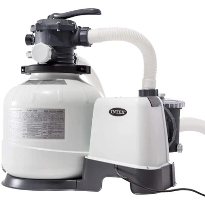 £411.18 • Buy Intex 26648 Sand Filter Pump For Swimming Pool 10500 / Lt 6-function Filtration
