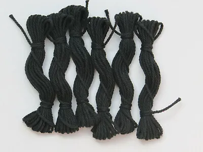 Meccano Hank Of Cord X 6 - Part No. 40. Black. NON-Original Replacements • £8.45