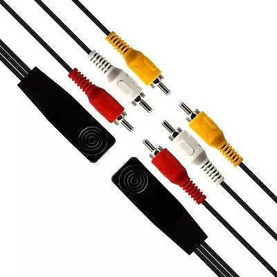 3RCA To RJ45 Extension Cable RJ45 Female To 3 RCA Male Red White Analog Ster... • $33.53