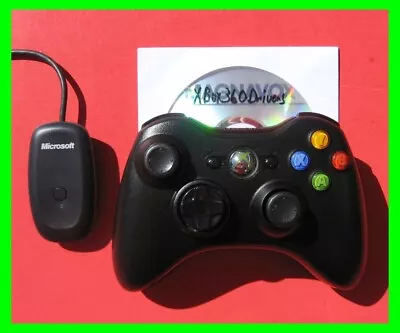 Genuine Microsoft Xbox 360 Wireless Controller W/ 1086 Receiver Windows PC*Mint* • $119.95